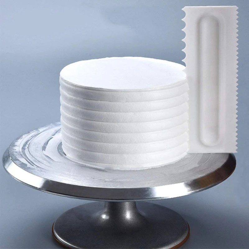 4 шт./компл. декоративная Расческа для торта и глазурь Гладкий инструмент скребок