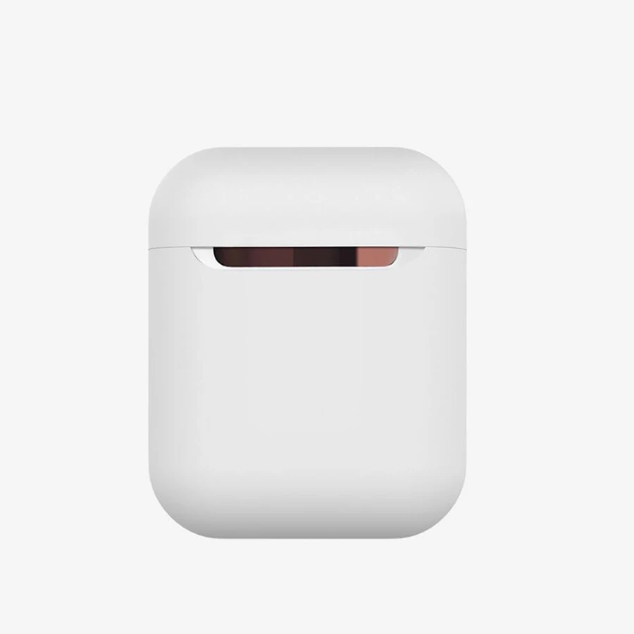 «Лвори» Жидкий силиконовый чехол для Apple Airpods 2 чехла роскошный чехол Bluetooth наушники чехол для Air Pods защитная коробка - Цвет: «Лвори»
