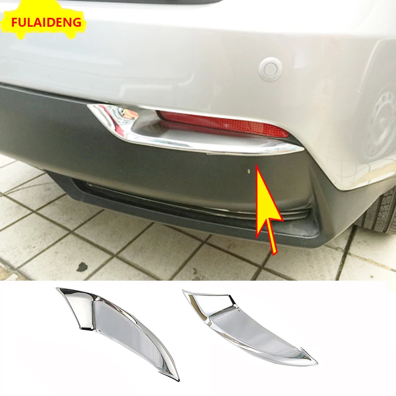 2 шт. для Lexus NX200 NX200t NX300h 2015 2018 ABS Хромированная автомобильная лампа заднего