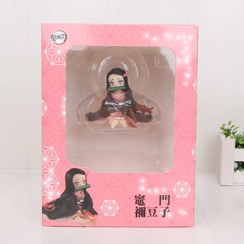 7 in box 16 см Kamado Tanjirou Kamado Nezuko Фигурка Игрушка Аниме демон убийца Kimetsu no Yaiba ПВХ фигурка модель игрушки - Цвет: 7 in box
