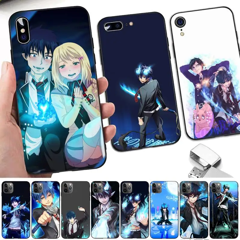 

Yinuoda Blue Exorcist Phone Case for iPhone 11 12 13 mini pro XS MAX 8 7 6 6S Plus X 5S SE 2020 XR case