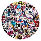 103050 шт. забавные наклейки Funkin с надписью пятница ночь для парней, девушки, скользящей и насосной дорожной клади, гитары, водонепроницаемые наклейки