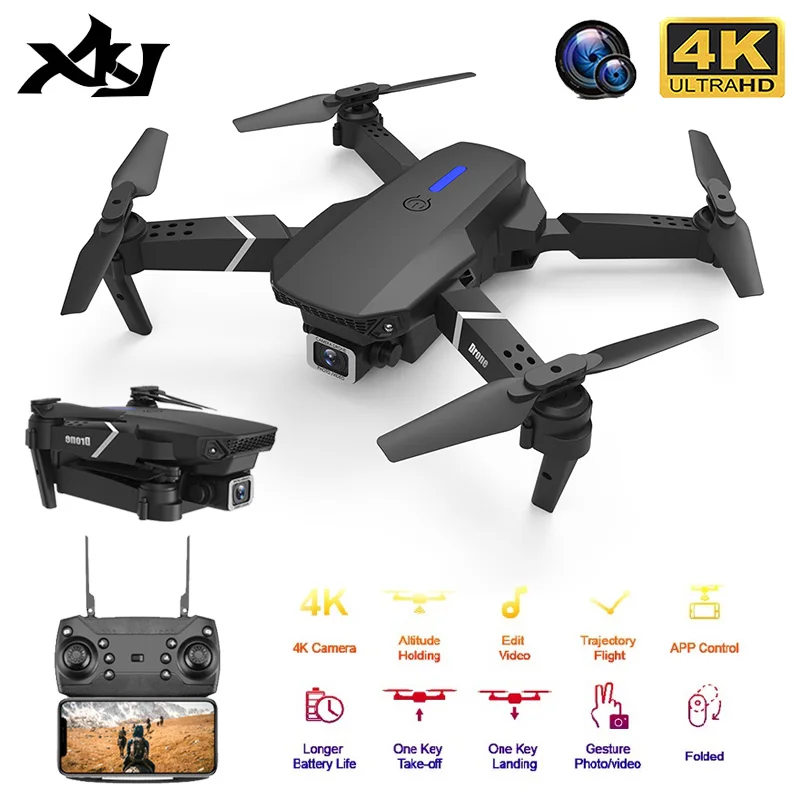 2020new Hot E525 Wifi Fpv Дрон с широкоугольным Hd 4k1080pCamera высота удержания Rc складной