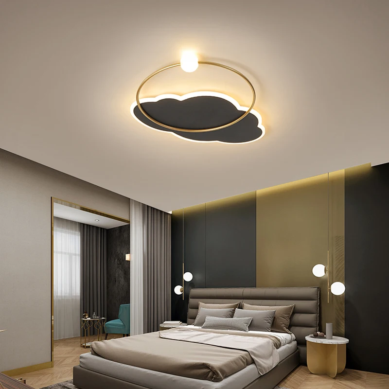 

Лампа для спальни, потолочная лампа, простая современная лампа, скандинавский роскошный креативный светильник для ресторана, освещение для...