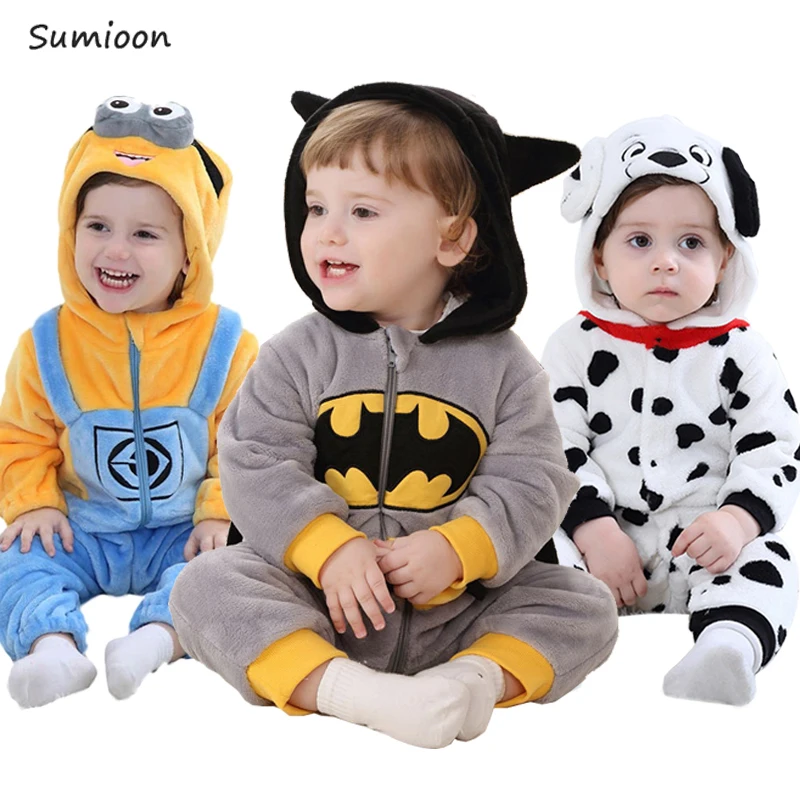 Осень зима 2020 Одежда для новорожденных унисекс одежда на Хэллоуин комбинезоны