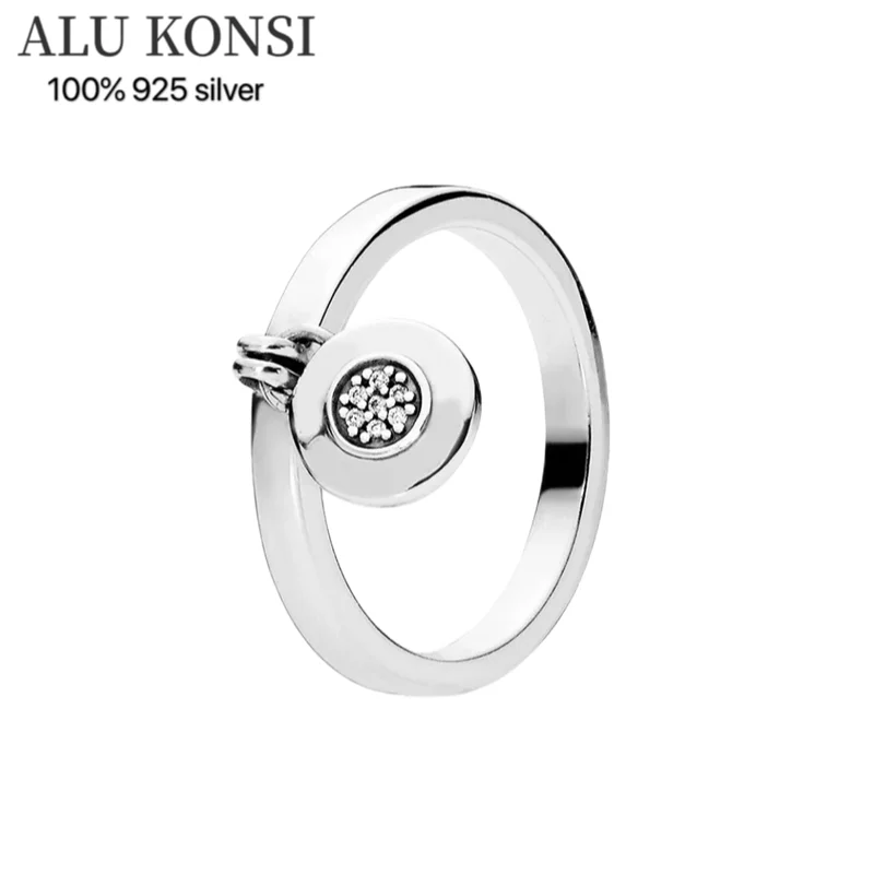 

Hot Sale Fit Original Real 100% 925 Sterling Silver pan ring For Women Glorious Blooms Openwork wedding couple ringsDIY Jewelry