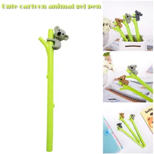 Ручка Милая в форме медведя коала, искусственная канцелярия, школьный офисный аксессуар, Новое поступление