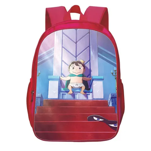 Рюкзак для мальчиков и девочек с героями аниме рейтинга королей, детский вместительный двухслойный школьный ранец для учеников