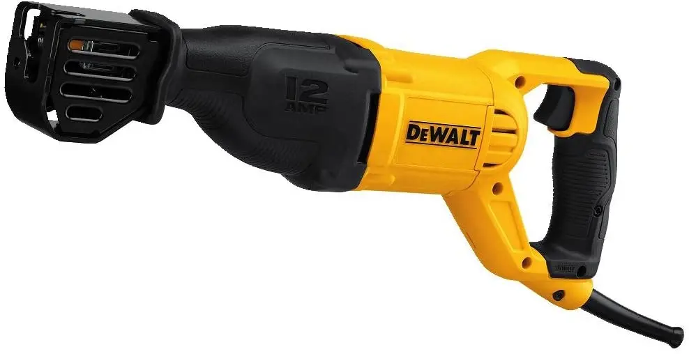 

DEWALT Reciprocating Saw, Corded, 12-Amp (DWE305) Metal wall plate