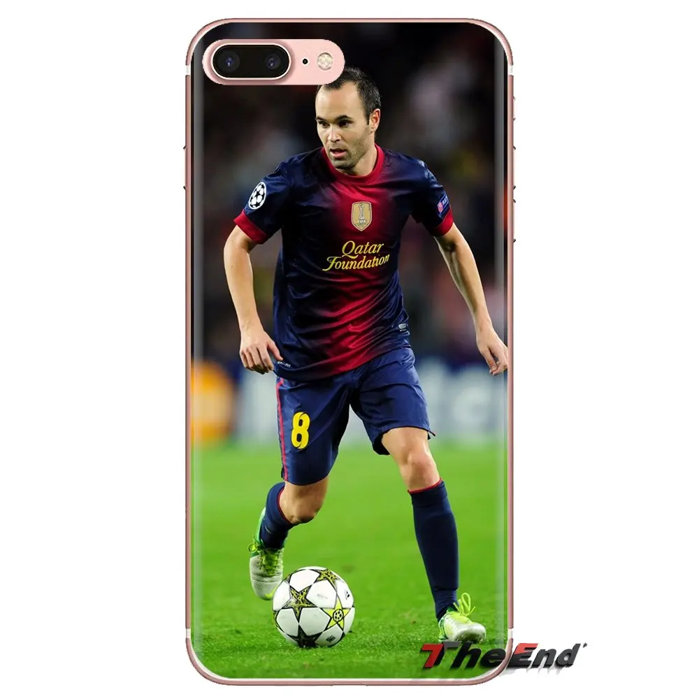 Andres Iniesta для Xiao mi 6 A1 Max x 2 5X 6X Red Note 5 5A 4X 4A A4 4 3 Plus Pro прозрачный мягкий чехол Чехлы |
