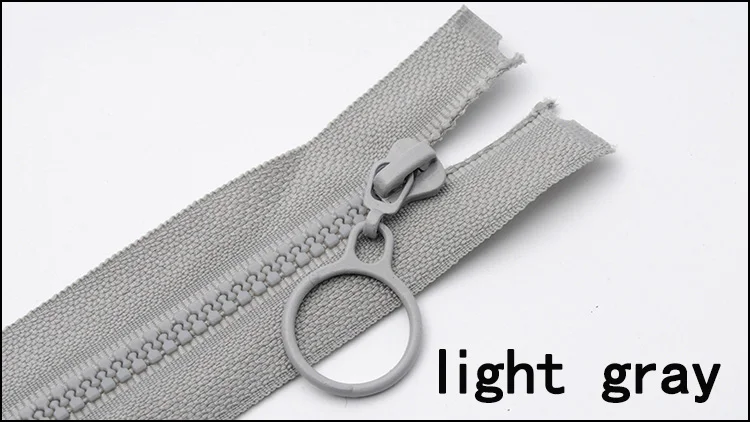 light gray 10 шт. 3# Meetee молнии из смолы 25 см закрытые и 60 см открывающиеся молнии для DIY ремесла швейные сумки кошелек аксессуары для одежды A1-1 - Цвет: light gray
