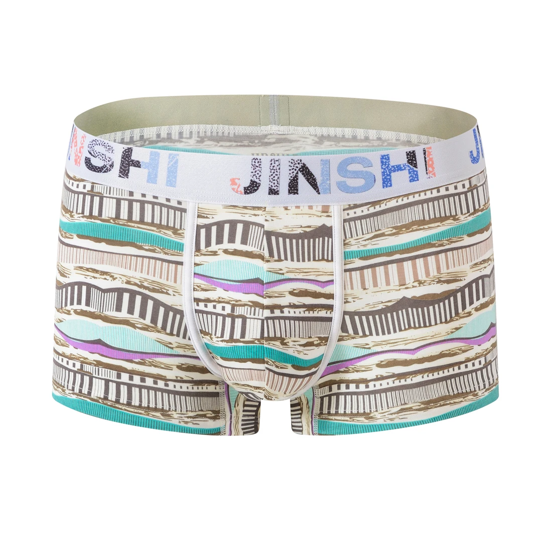 

Mens Boxer-Shorts Bamboo Print Fashion Style Male Panties Underwear Lingeries Breathable Comfortable No Ride Up Male Panties