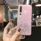 Чехол для Xiaomi Redmi 8, 10 Pro, 9T, Redmi Note 9S, 9 S, 8T, 7, 6 Pro, 8A, 7A, K20, K30, прозрачный, с блестками
