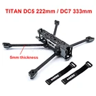 TITAN DC5 V1.4 DC5-HD 222 ммDC7 DC7-HD 333mm 7-дюймовый HD Фристайл 5 мм рука углеродная Рамка w HD воздуха вращающегося вала ТПУ Запчасти радиоуправляемого летательного аппарата FPV