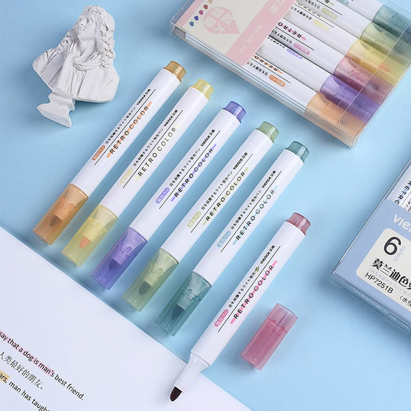 Канцтовары для школы и офиса набор маркеров набросков милые цветные ручки