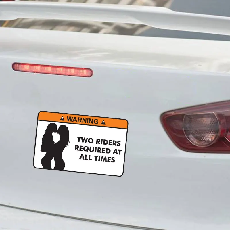 Красивая Автомобильная наклейка для девочек предупреждающий знак ПВХ