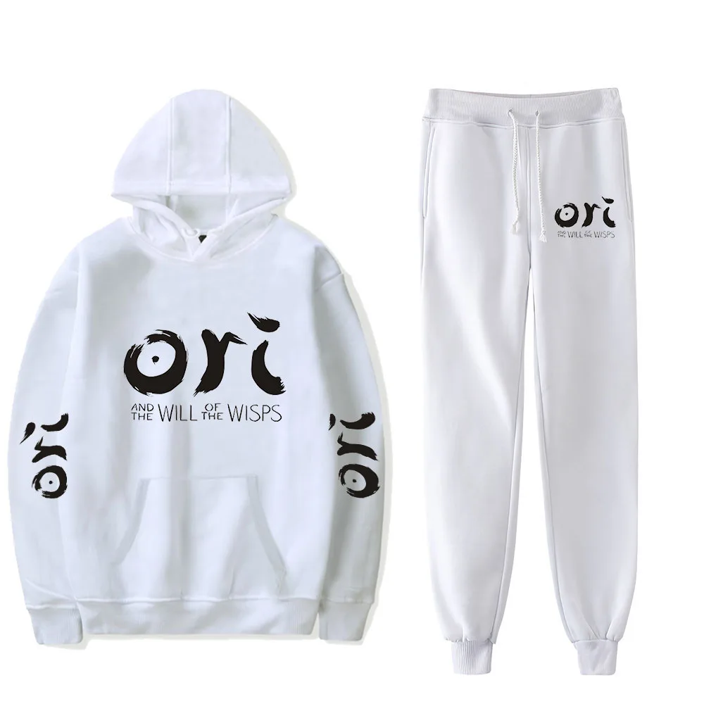 

Creative Ori and The Will of The Wisps Hoody +Sweatpants Suit Men/women Shirt Trousers Sets Unisex Bottom Long SleeveOversized