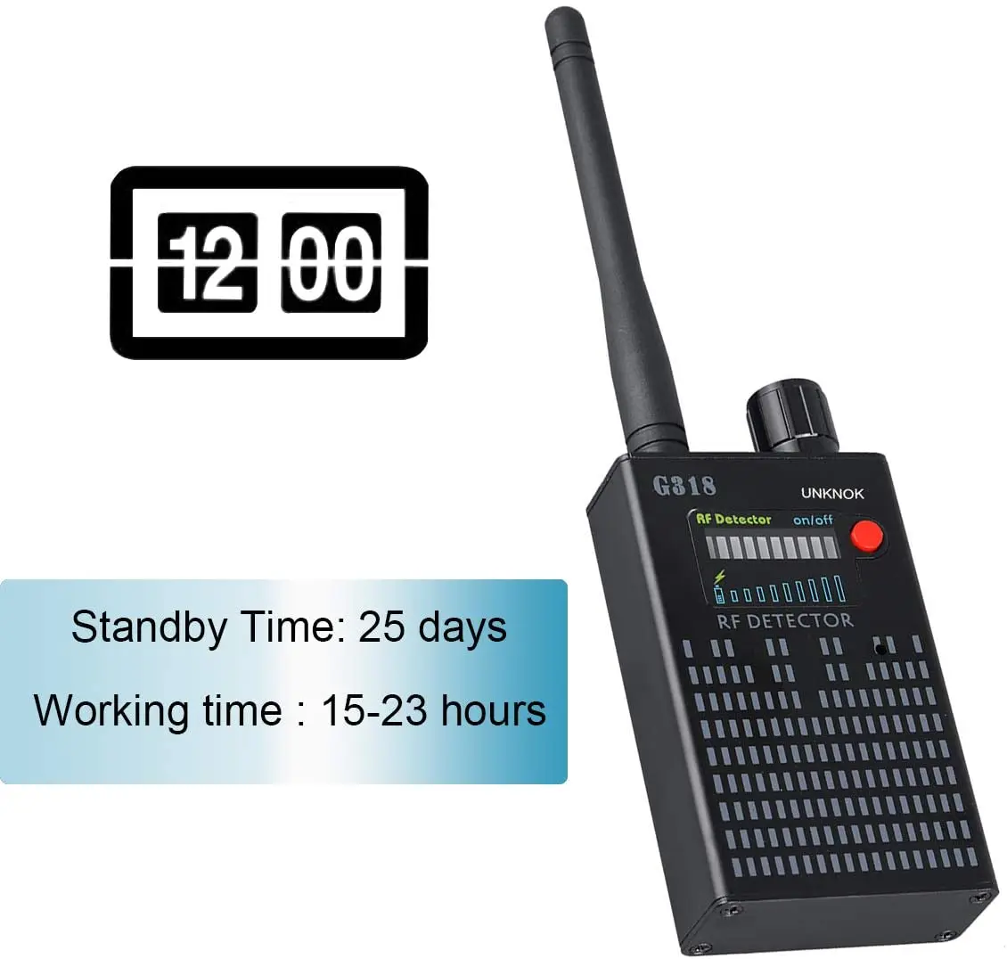 hidden camera detector bug detector anti spyultra high rf signal radio frequency gps detector anti spy camera finder bug free global shipping