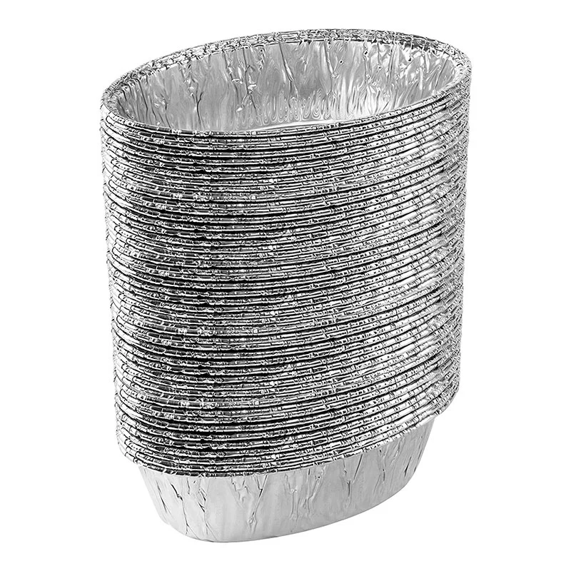 Овальный поднос из алюминиевой фольги лоток для выпечки оловянной коробка блюда