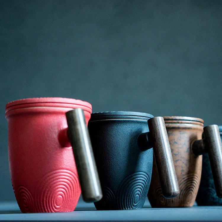 Классическая керамическая креативная простая кружка фарфоровая современный