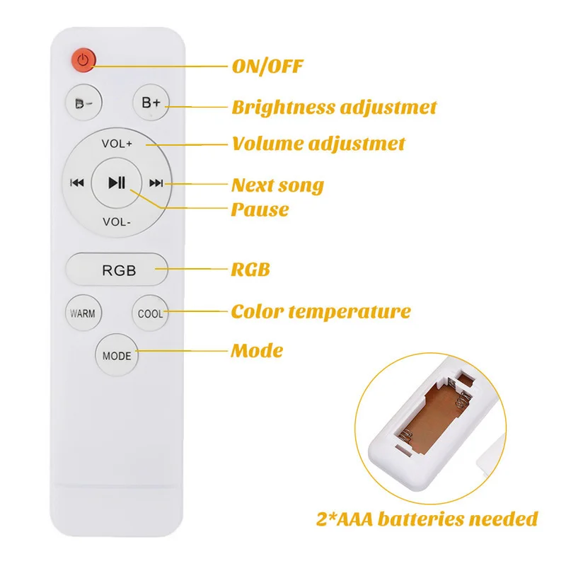 $18.62 200W LED Music Ceiling Light RGB bluetooth Speaker Lamp Home Party Bedroom APP/Remote Control Dimmable Smart Colorful Light