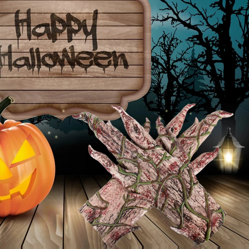 

Страшные сухие перчатки, реквизит для костюма косплея на Хэллоуин, креативные принадлежности для вечеринки, для маскарада, карнавала, Хэлло...