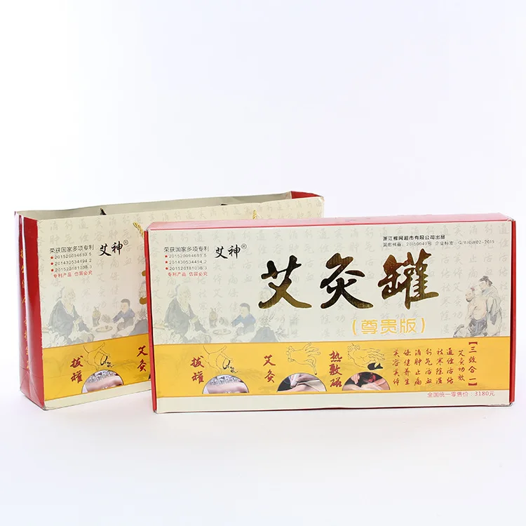 

6pcs Pure Copper Big Size vacuum Cupping Body Moxibustion Magnetotherapy Traditional moxibustion health care+100pcs Moxa sticks