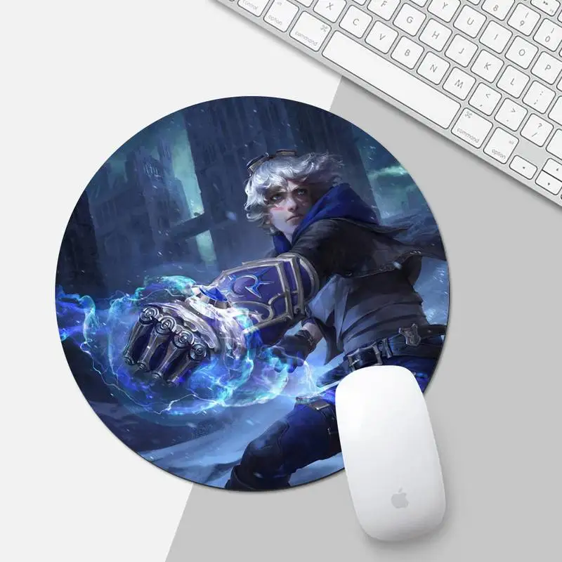 

League of Legends DIY Design Pattern Game mousepad Desk Table Protect Game Office Work Round Mouse Mat pad Laptop Cushion