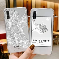 ins travel country sketch exclusive city phone case for xiaomi mi 11 ultra lite 10 redmi note 9 8 7 9a k30s k40 pro transparent