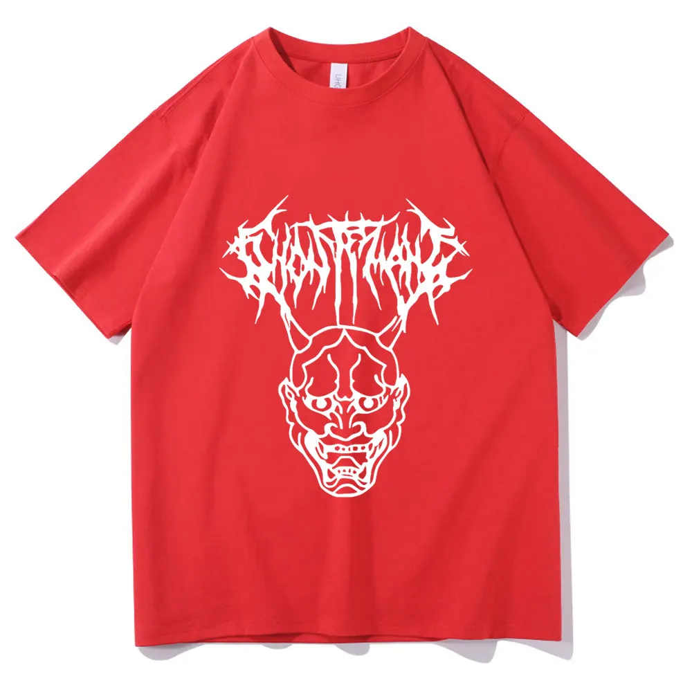 

2021 New Ghostemane T Shirt Metal Rap Style Mercury Retrograde Image Print Tee Summer Black Tshirt Men Women Super Cool T Shirts