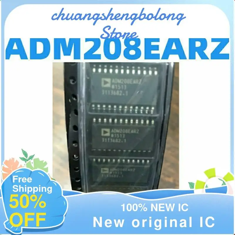 

10-200PCS ADM208EARZ SOP24 New original IC