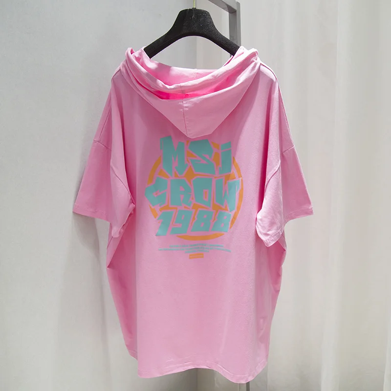 

Hoodie Women's 2021 Spring/Summer New Women's Short Sleeve T-shirt Women's Mid-Length Loose Half-Sleeve Top Women's Fashion