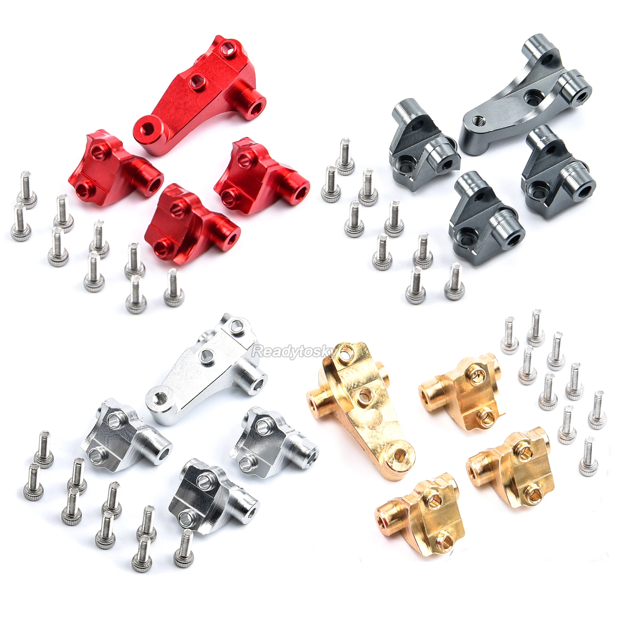 NEW Aluminum Brass Axle Mount Set Suspension Links Stand for RC Crawler Car Traxxas TRX-4 8227 Upgrade Parts