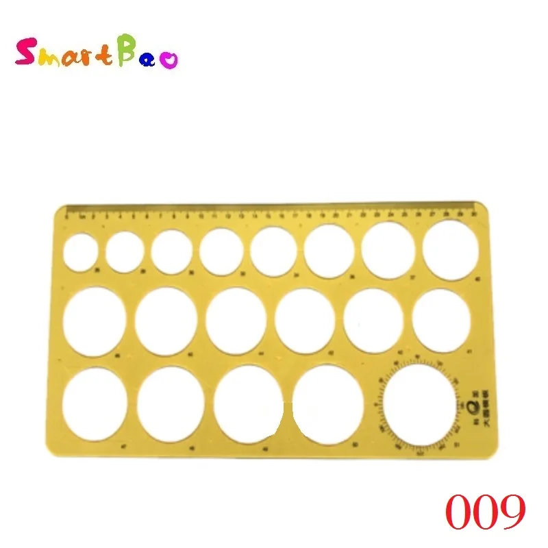 Линейка шаблонов для рисования Круглый шаблон черчения содержит много кругов