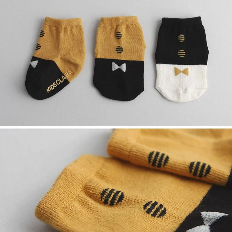 

4-24 Months Baby Girls Boys Cotton Socks Shoes with Rubber Soles Cute Indoor Anti-slip Toddler Kids Animal Print Slipper Sock