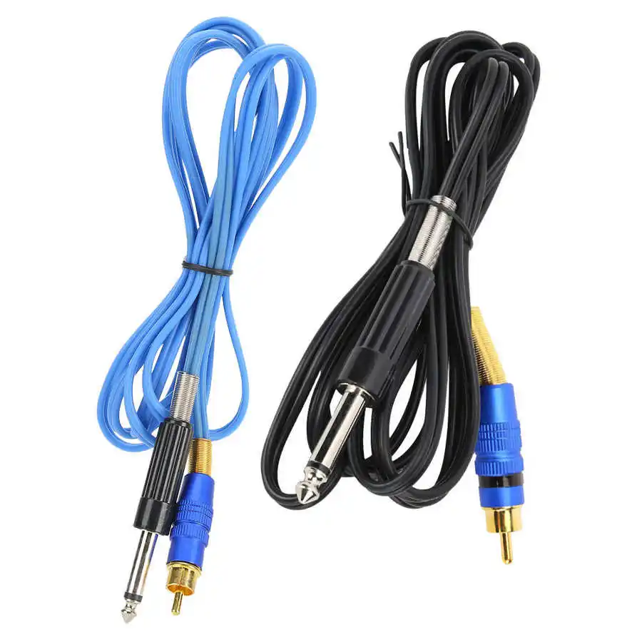 Татуировки Клип шнур 6 35 мм RCA разъем татуировки для тату машины прямая головка |