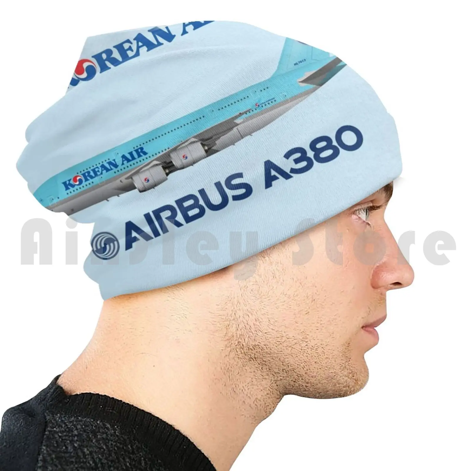 Иллюстрация корейской версии Airbus быстрой вязки вязаная шапка в стиле хип-хоп