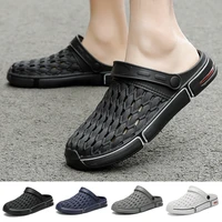 mens quick drying sandals trend outdoor beach shoes casual air cushion fashion slippers non slip water mules flip flops