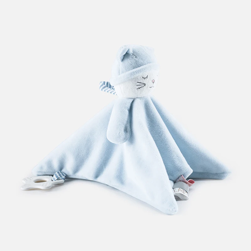 25*25 см детская плюшевая игрушка кролик шарф платок успокаивающее полотенце