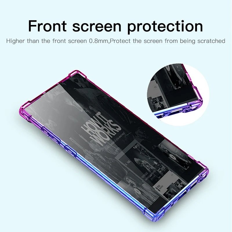 ! ACCEZZ Роскошный Шикарный цветной чехол для samsung Galaxy Note 10 + TPU мягкий ультра тонкий