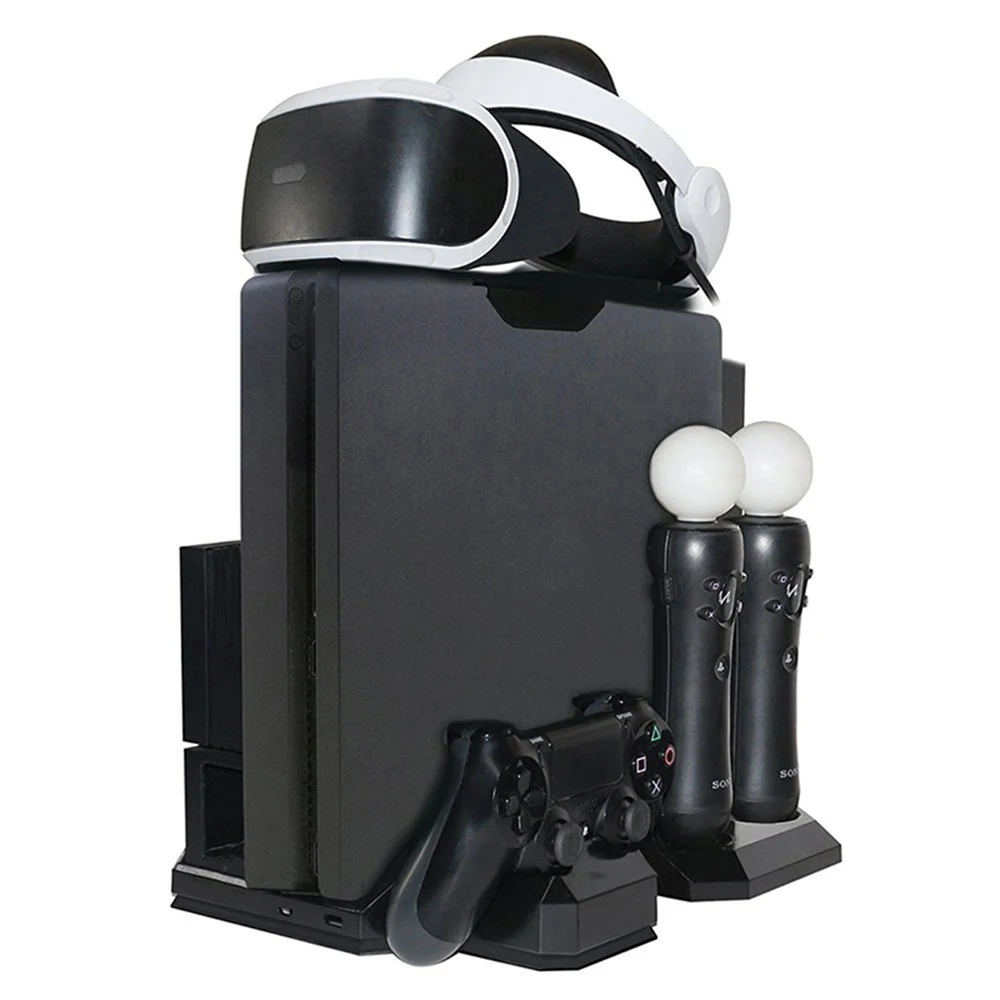 

Storage Kit For Playstation 4 Console For PS4 VR Glasses Connector Joystick PS Move Charger For Dualshock4 Cooler Vertical Stand