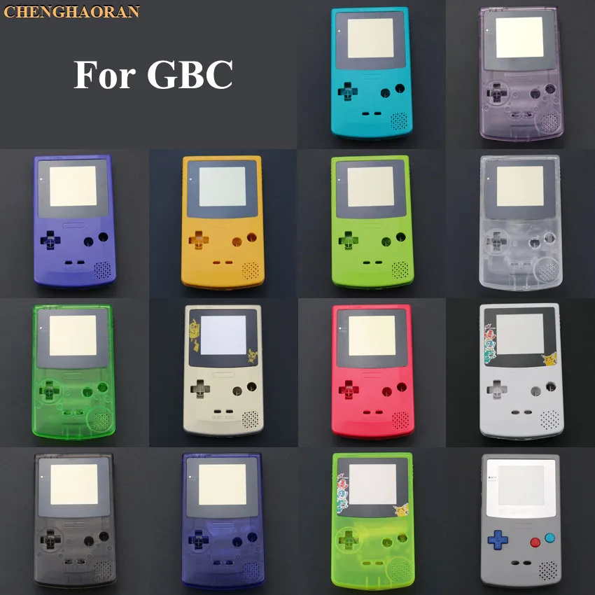

ChengHaoRan 10 комплектов Новый полный корпус чехол для NAND Запчасти для Gameboy GBC запасные части пакетный комплект