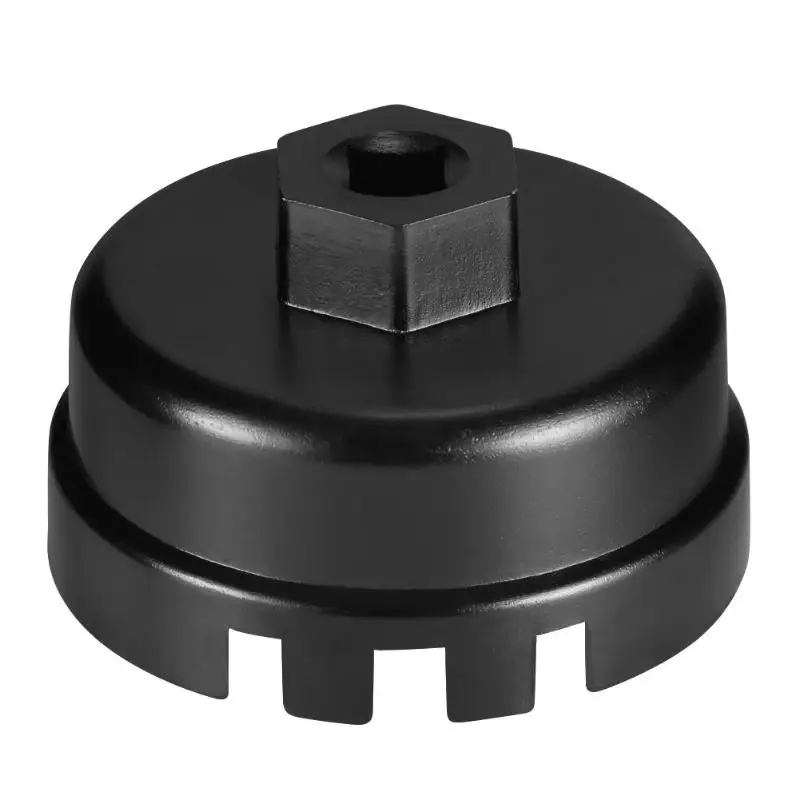 

14 Flute 64.5mm Oil Filter Cap Wrench Cartridge Car Socket Remover Tool Aluminum Cap for Toyota Lexus Car Maintainance Tool