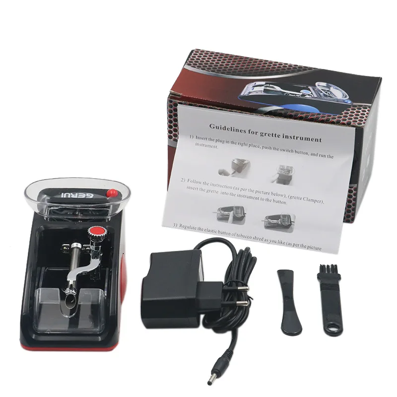 

8mm Caliber Cigarette Rolling Machine Electric Automatic Tobacco Injector Roller Maker Smoke Tool Household Small Smoke Puller