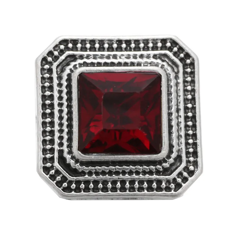 10 шт./лот смешанный стиль 12 мм кнопки ювелирные изделия металлические квадратные