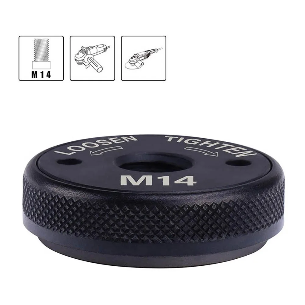 

2pcs Angle Grinder Inner Outer Flange Nut Set For M14 Thread 115/125/150/180/230 Quick-release Nut For Dewalt/Bosch/Makita.