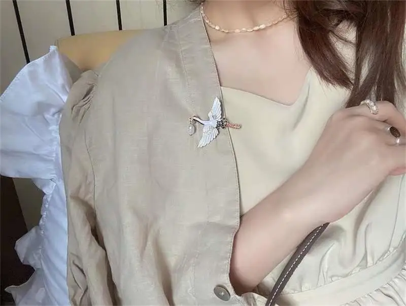 Женская Брошь с искусственным жемчугом в стиле ретро | Украшения и аксессуары