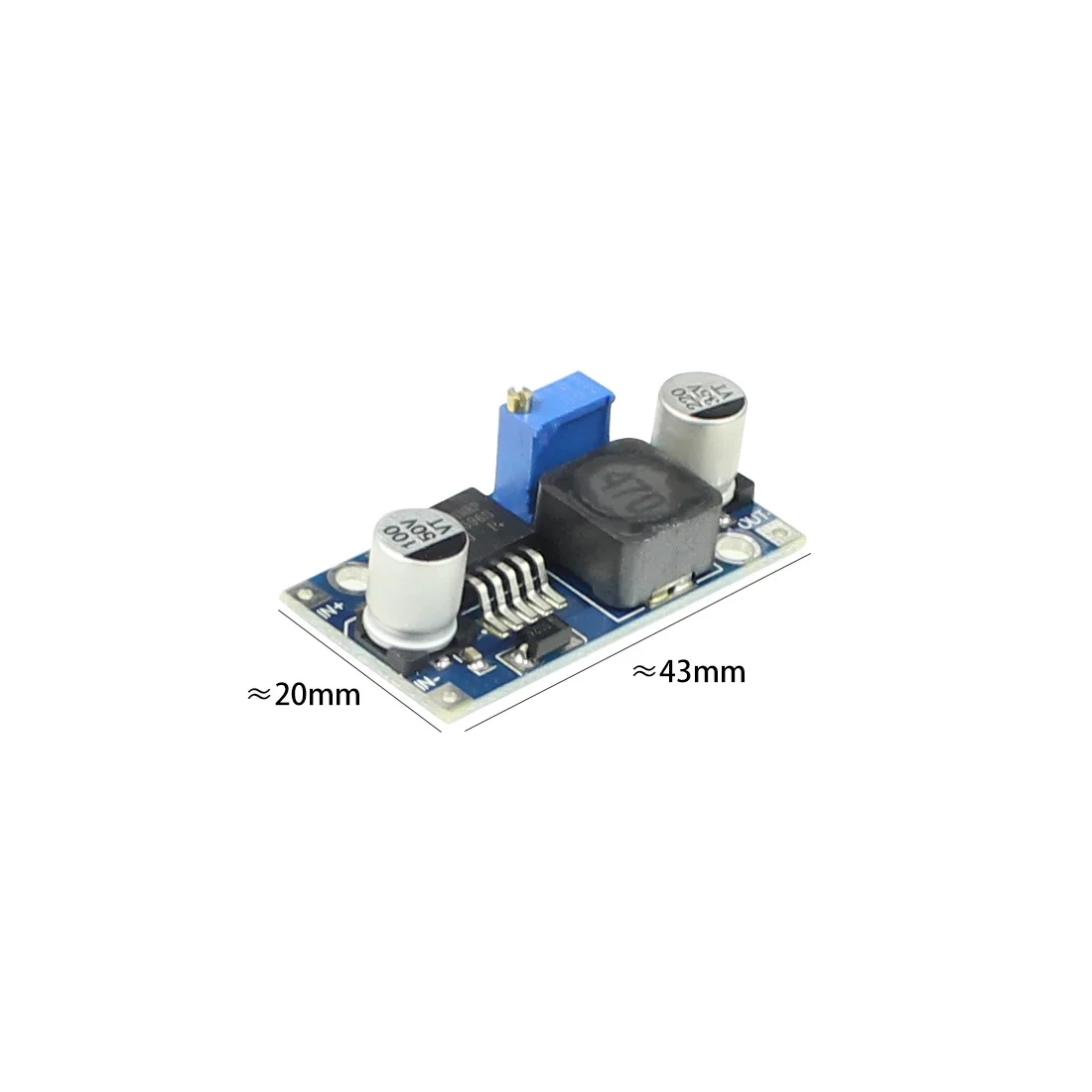 

10pcs JMT LM2596s DC-DC Buck Converter 3A Adjustable Voltage Regulator 3.2-35V 1.25-35V DIY Power Supply Step Down Module