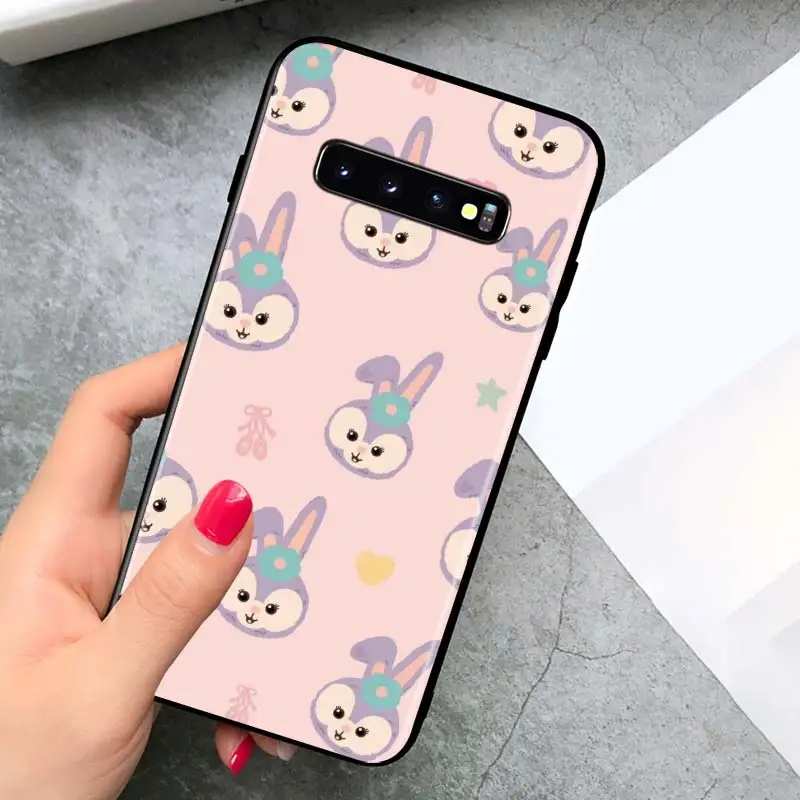 

Duffy Disney Bear for Samsung Galaxy S21 Ultra Plus Note 20 10 9 8 S10 S9 S8 S7 S6 Edge Plus Black Soft Phone Case