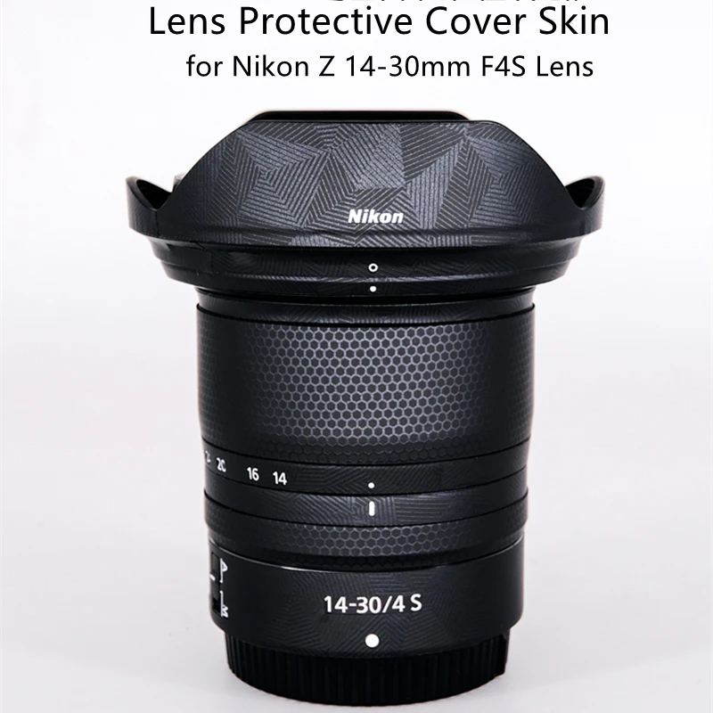 Защитная пленка для объектива NIKON Z 14 30 мм f/4 S виниловая с защитой от царапин 3